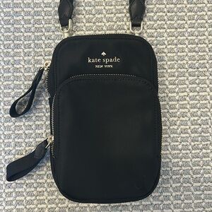 Kate spade black phone cross body bag